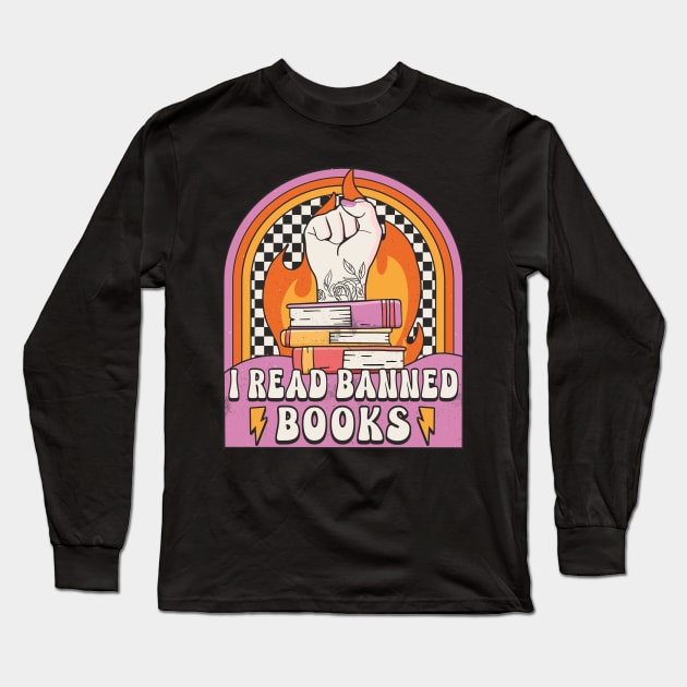 I Read Banned Books Book Lover Long Sleeve T-Shirt by FloraLi